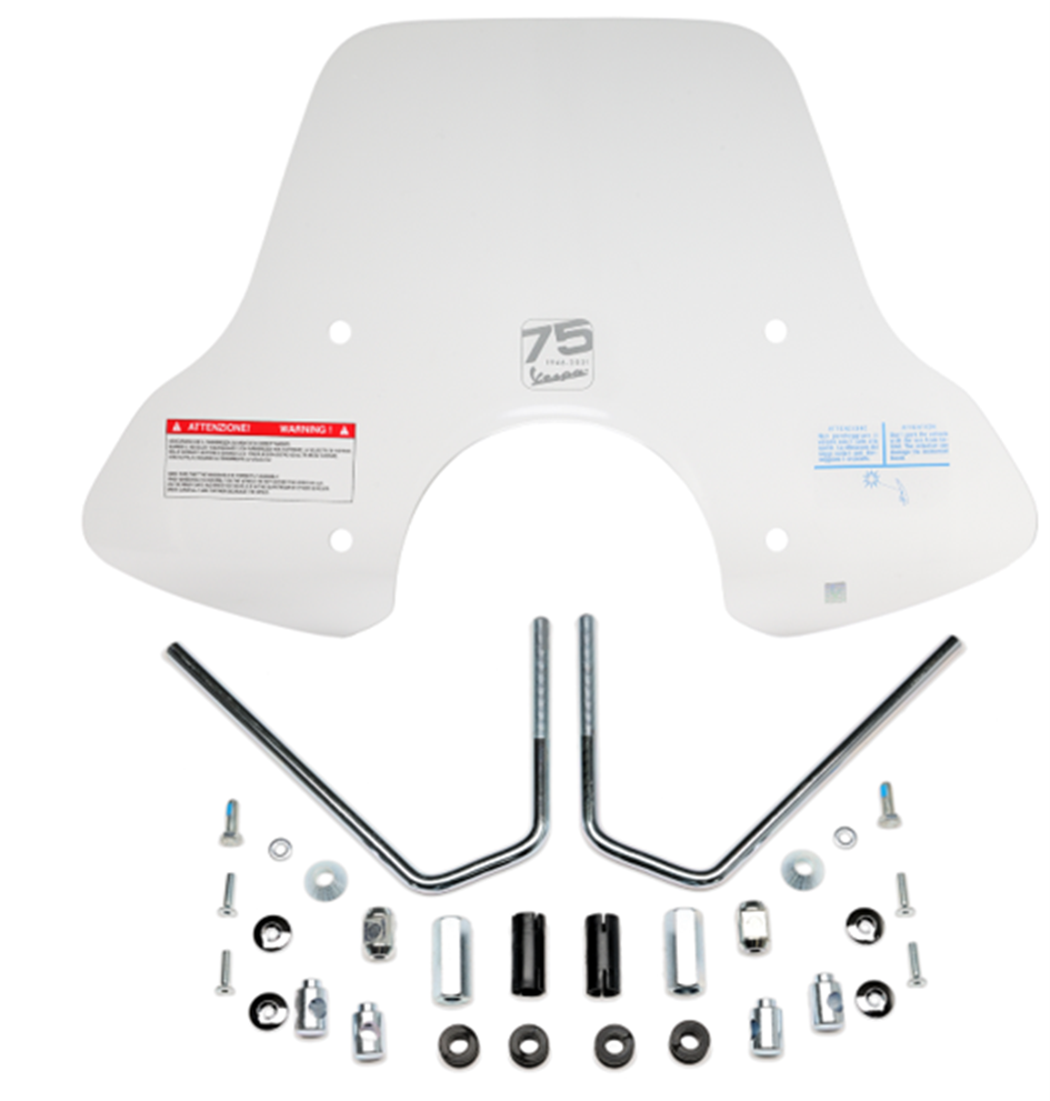 Windschild Medium klar für Vespa GTS 75th